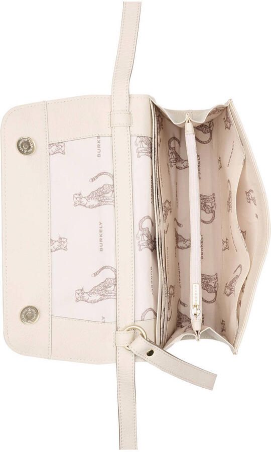 BURKELY leren crossbody clutch Demi ecru - Foto 2