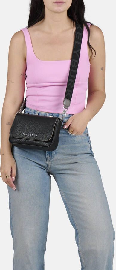 BURKELY leren crossbody tas Always Alyx zwart