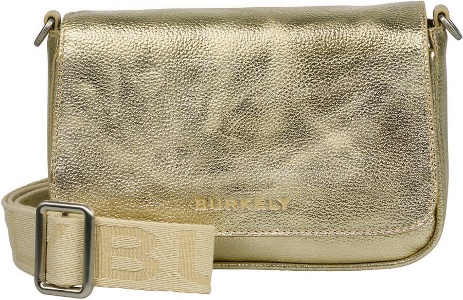 BURKELY leren crossbody tas Always Ava goudkleurig