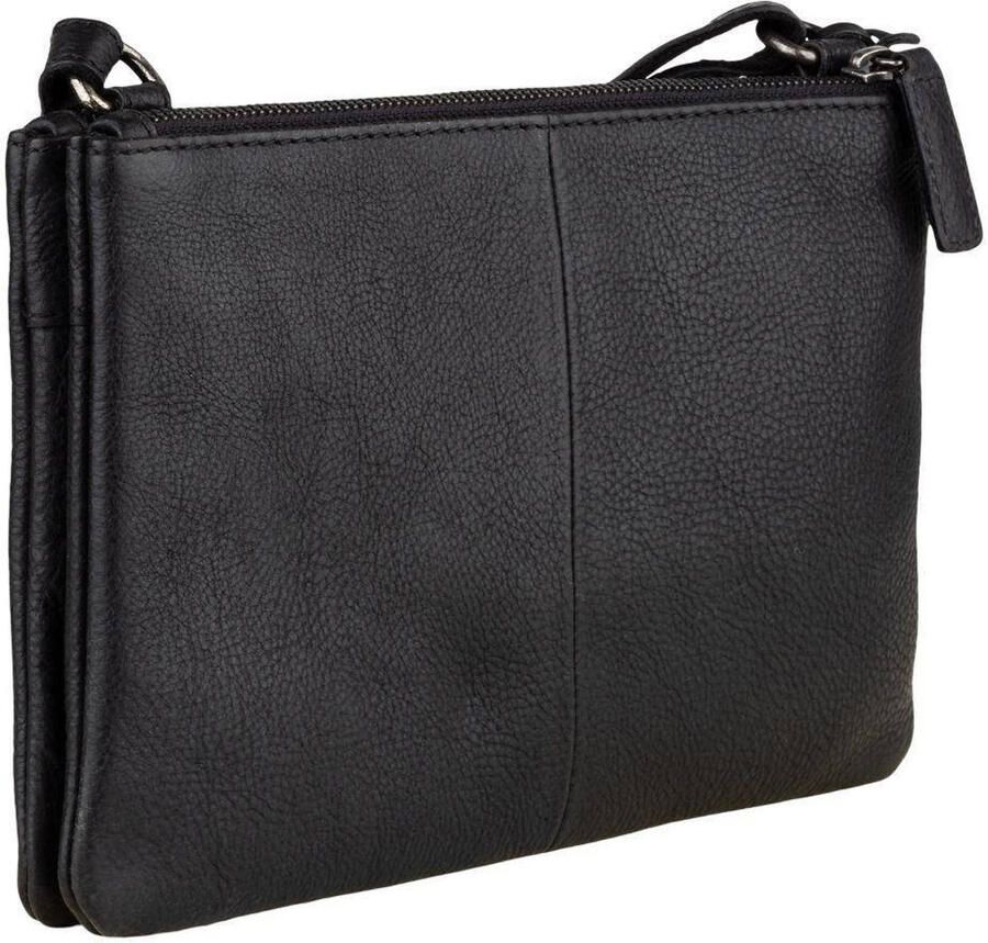 BURKELY leren crossbody tas Antique Avery L zwart