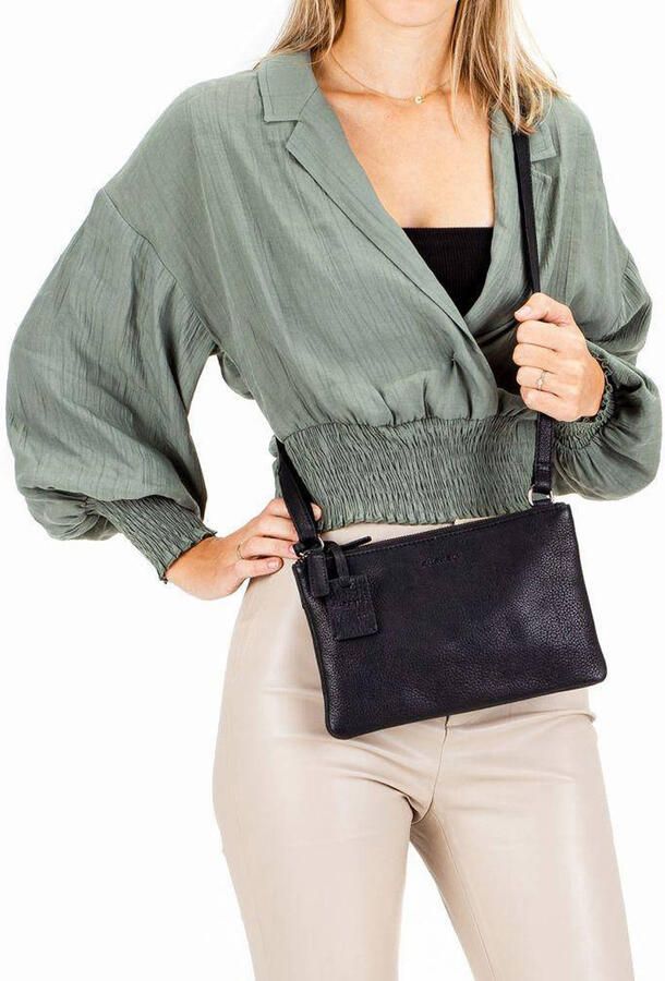 BURKELY leren crossbody tas Antique Avery L zwart - Foto 2