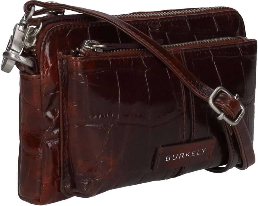 BURKELY leren crossbody tas Cool Colbie bordeauxrood - Foto 2
