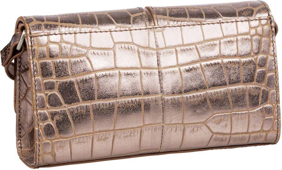 BURKELY leren crossbody tas Cool Colbie bronskleurig