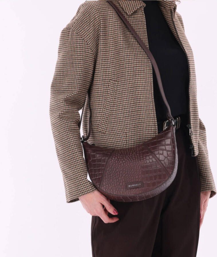 BURKELY leren crossbody tas Cool Colbie bruin - Foto 2