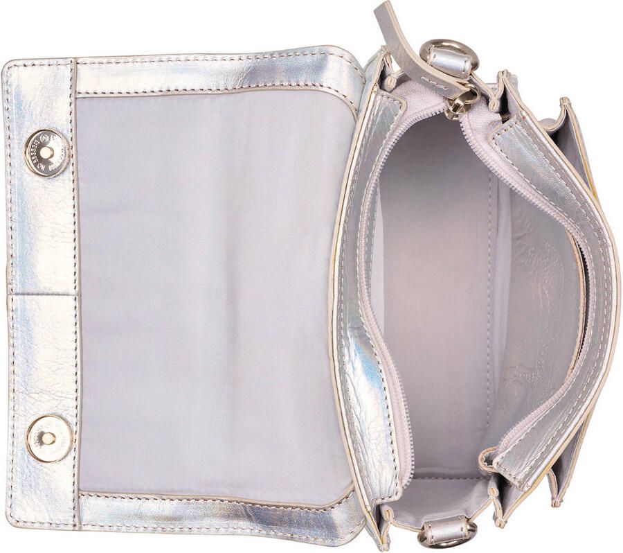 BURKELY leren crossbody tas Cool Colbie zilverkleurig - Foto 2