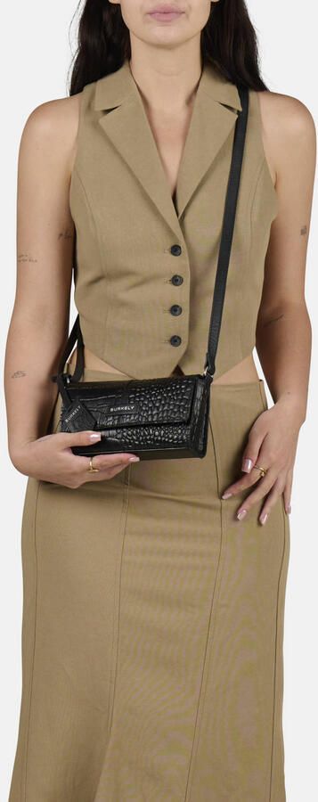 BURKELY leren crossbody tas Cool Colbie zwart - Foto 2