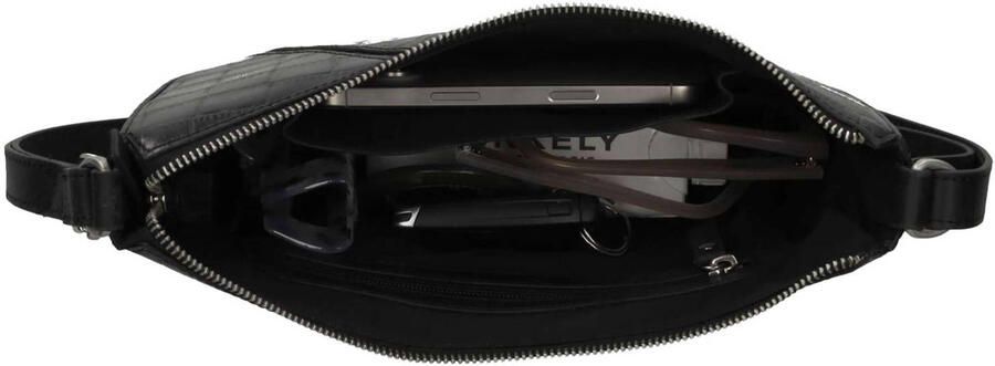 BURKELY leren crossbody tas Cool Colbie zwart - Foto 3