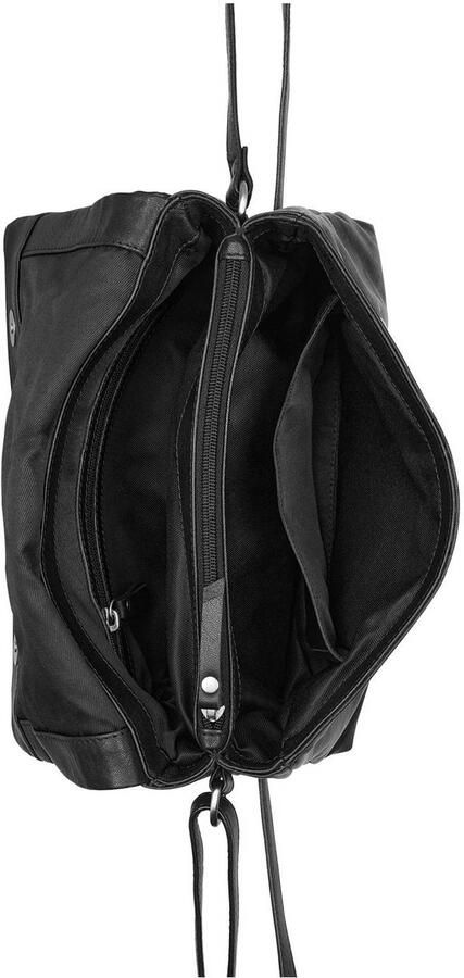BURKELY leren crossbody tas Nalan zwart - Foto 2