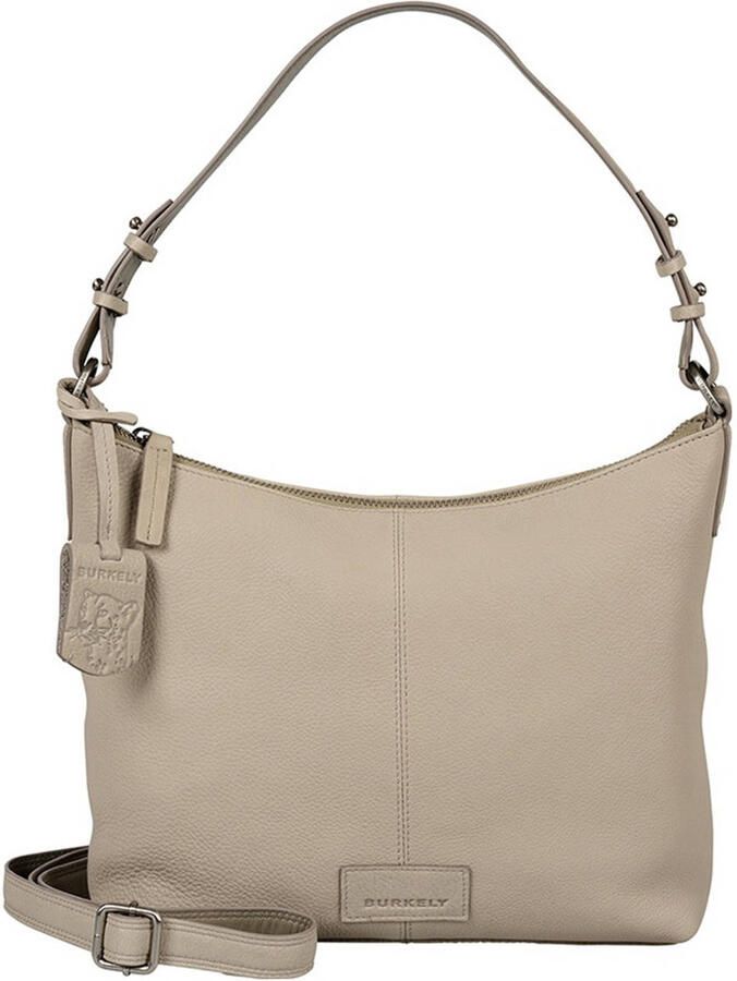 BURKELY leren crossbody tas Soft Skylar beige
