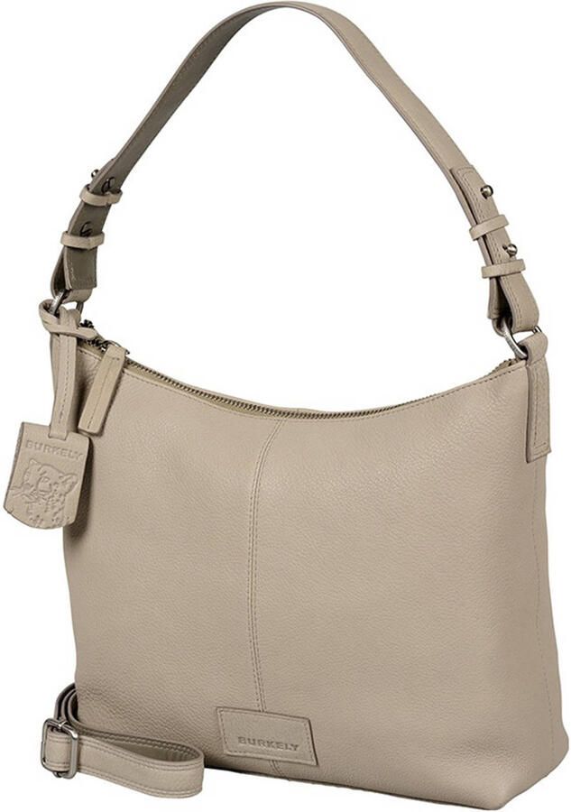 BURKELY leren crossbody tas Soft Skylar beige - Foto 2