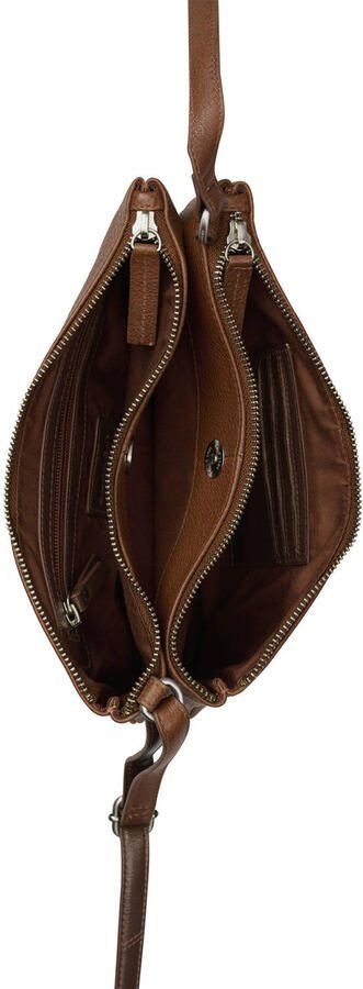 BURKELY leren crossbody tas Soft Skylar bruin - Foto 3