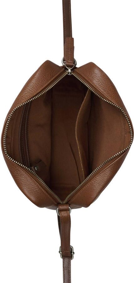 BURKELY leren crossbody tas Soft Skylar bruin - Foto 3