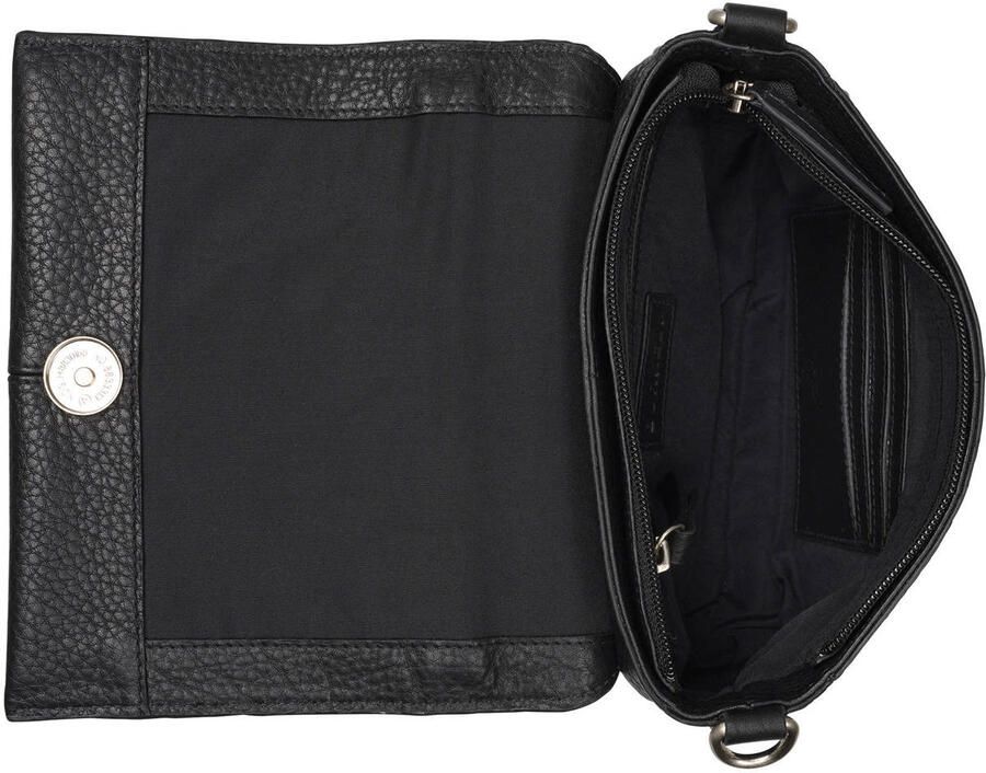 BURKELY leren crossbody tas Soft Skylar Citybag zwart - Foto 3