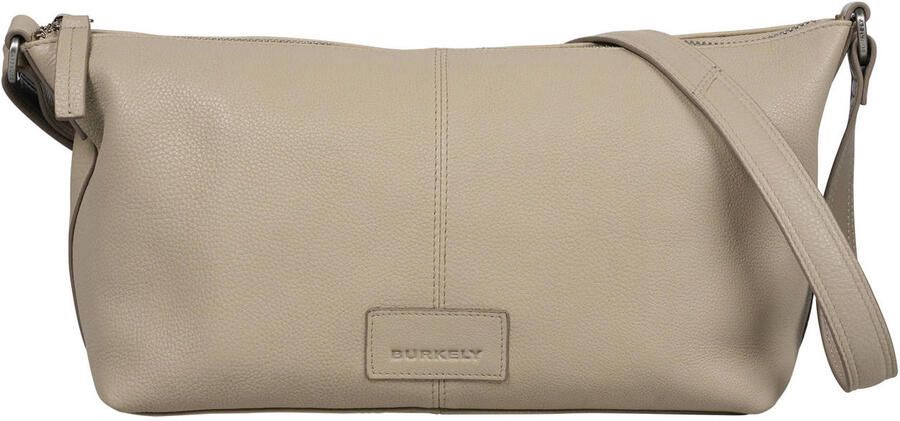 BURKELY leren crossbody tas Soft Skylar grijs