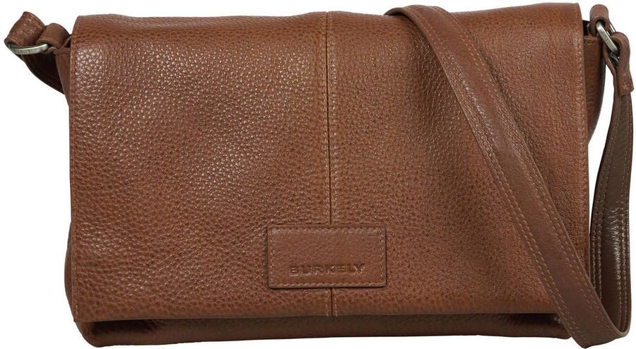 BURKELY leren crossbody tas Soft Skylar Satchel bruin