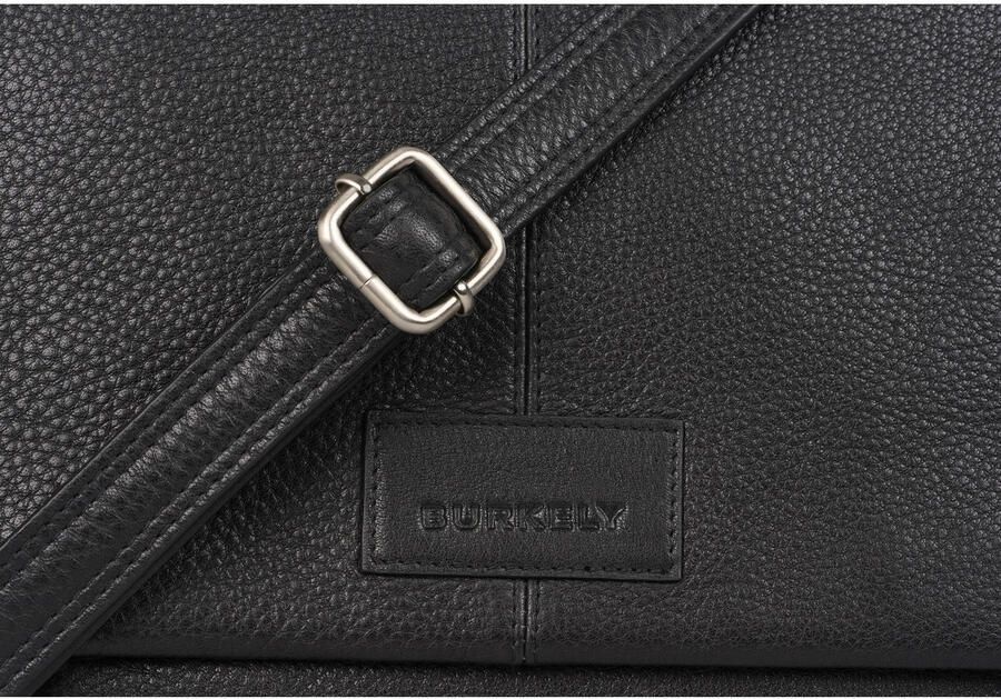 BURKELY leren crossbody tas Soft Skylar zwart