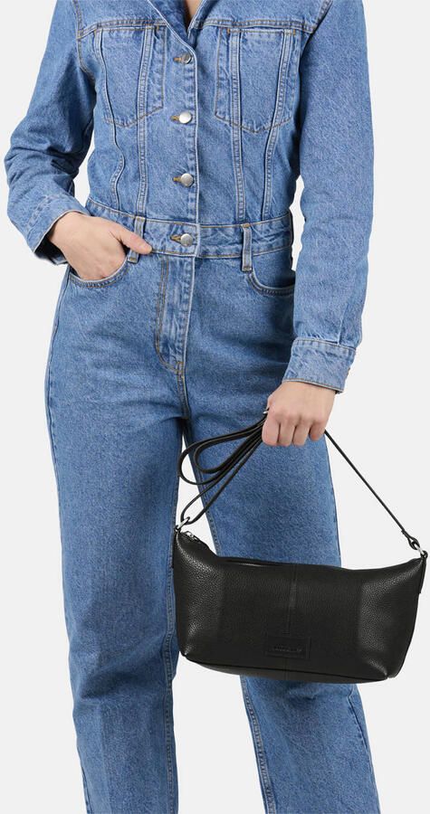 BURKELY leren crossbody tas Soft Skylar zwart - Foto 2