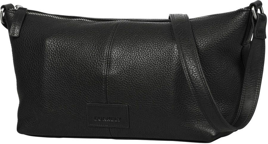 BURKELY leren crossbody tas Soft Skylar zwart