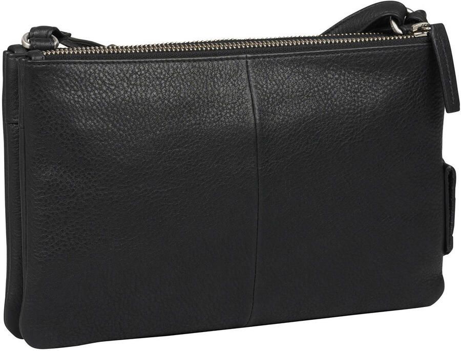 BURKELY leren crossbody tas Soft Skylar zwart