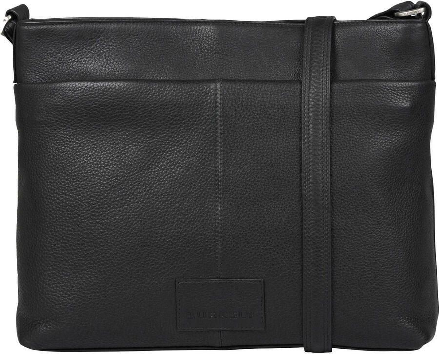 BURKELY leren crossbody tas Soft Skylar zwart - Foto 3