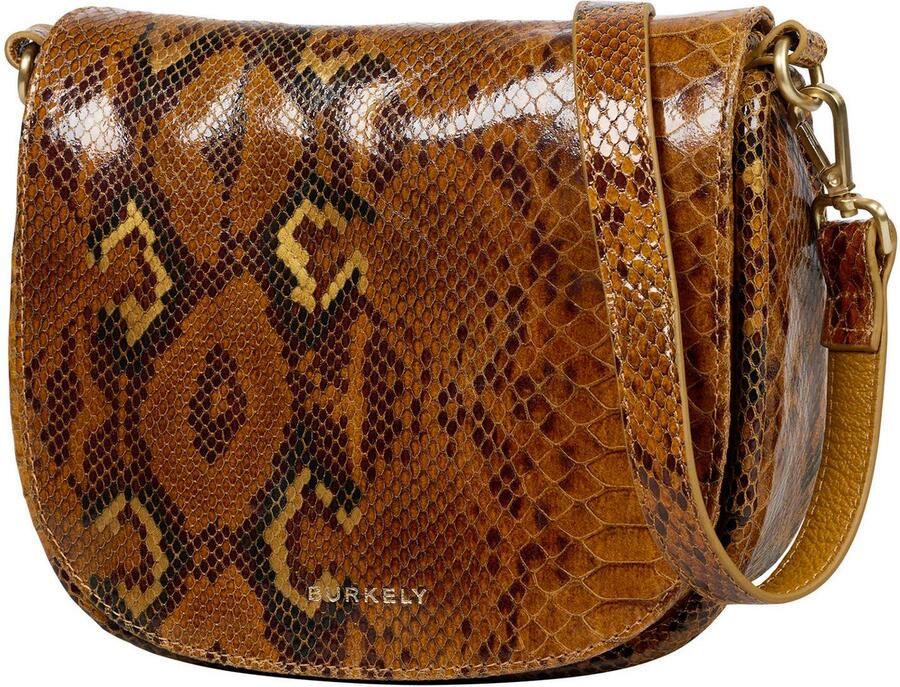 BURKELY leren crossbody tas Vintage Veda oker - Foto 3