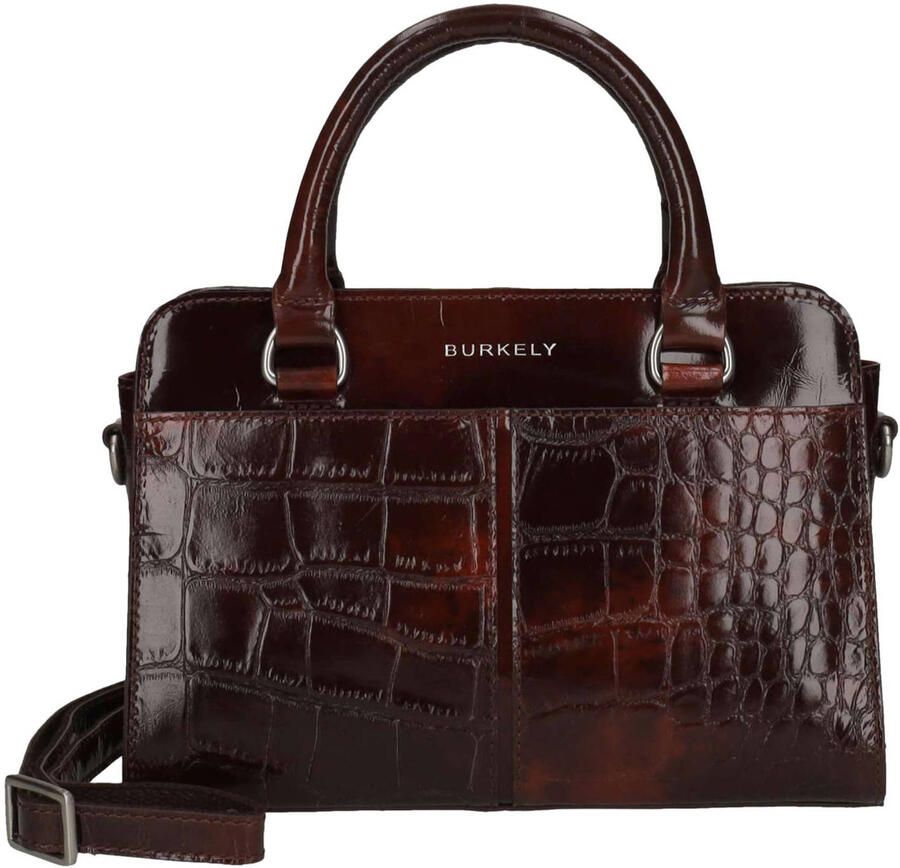 BURKELY leren mini handtas Cool Colbie bordeauxrood
