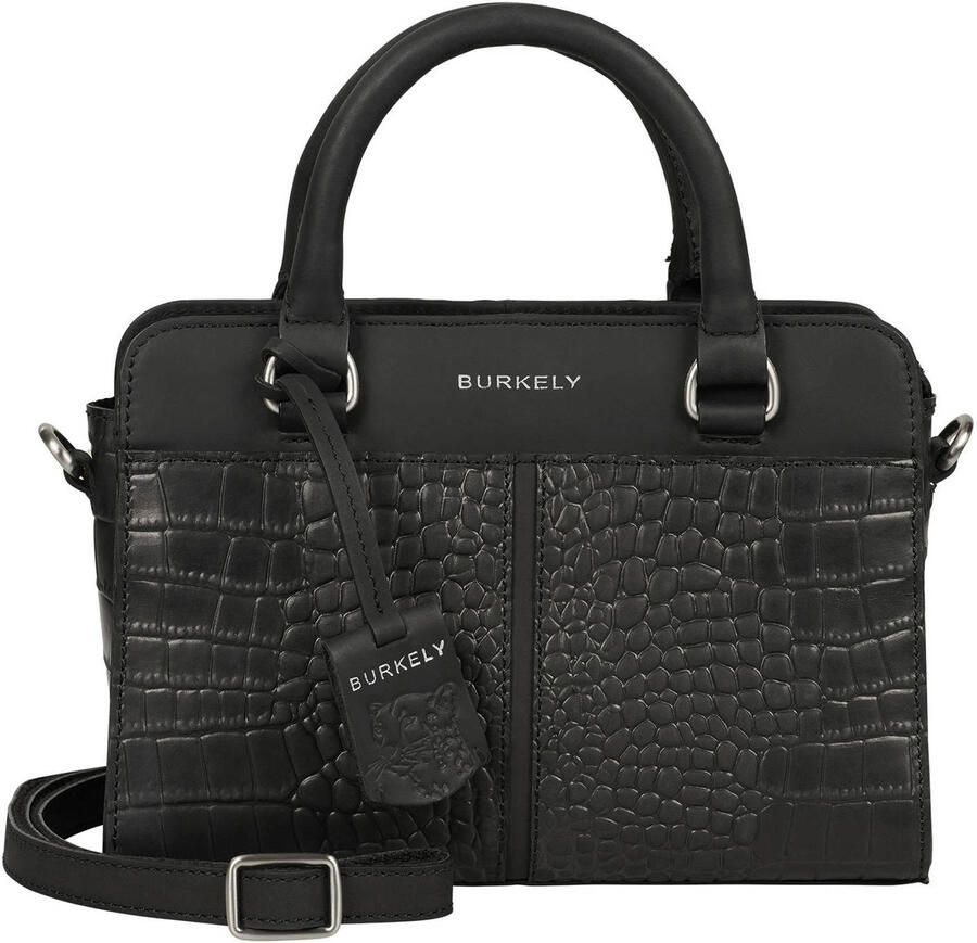 BURKELY leren mini handtas Cool Colbie zwart