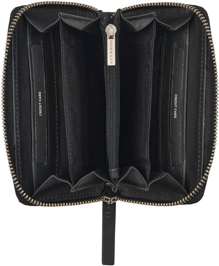 BURKELY leren portemonnee Cool Colbie met crocoprint zwart - Foto 2