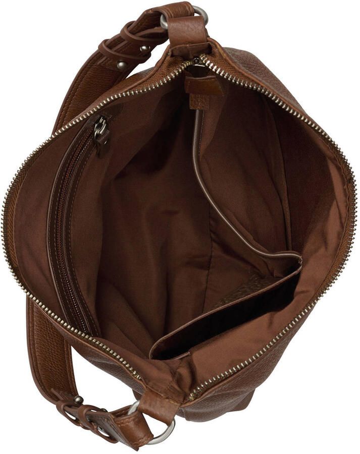 BURKELY leren schoudertas Soft Skylar bruin