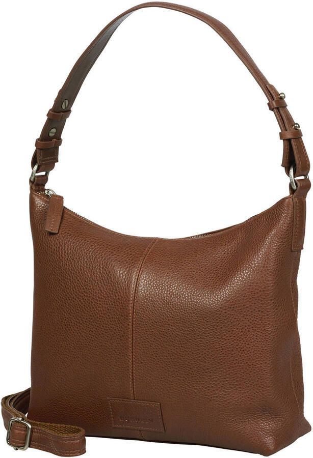 BURKELY leren schoudertas Soft Skylar bruin - Foto 2