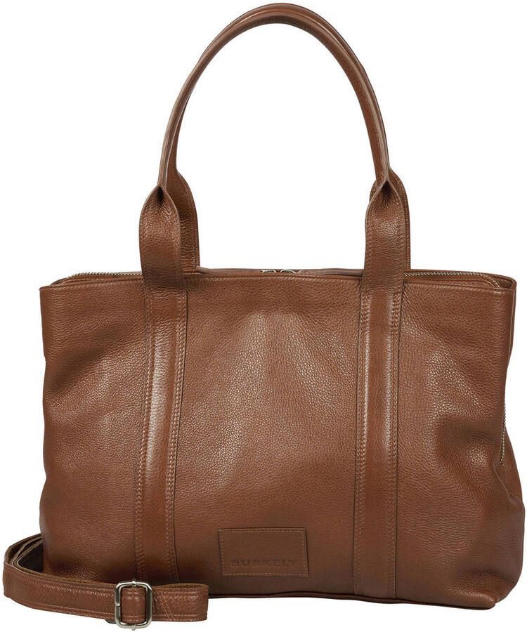 BURKELY leren schoudertas Soft Skylar bruin - Foto 3