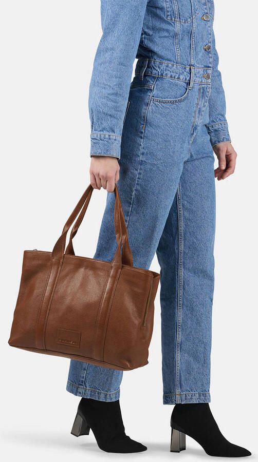 BURKELY leren schoudertas Soft Skylar bruin - Foto 2