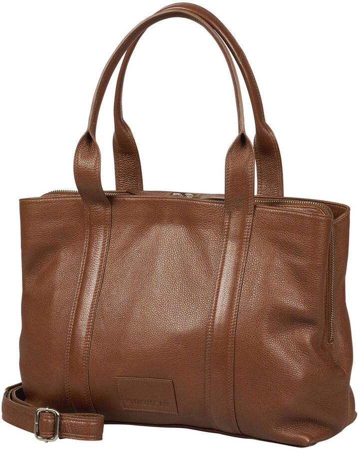 BURKELY leren schoudertas Soft Skylar bruin