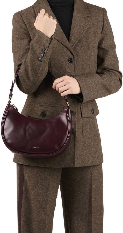 BURKELY leren schoudertas Vintage Veda donkerrood - Foto 2