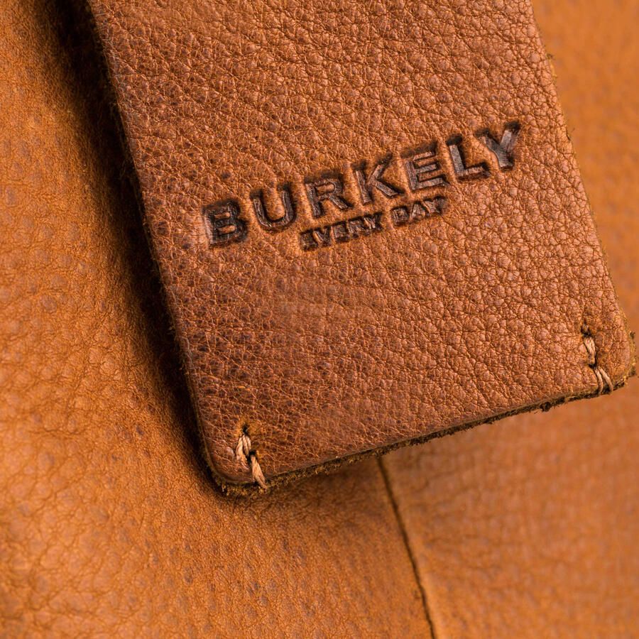 BURKELY leren shopper Antique Avery cognac