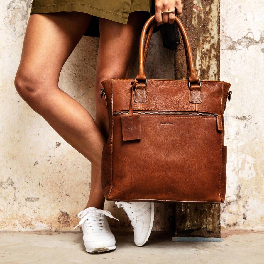 BURKELY leren shopper Antique Avery zwart - Foto 2