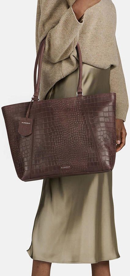 BURKELY leren shopper Cool Colbie bruin - Foto 3