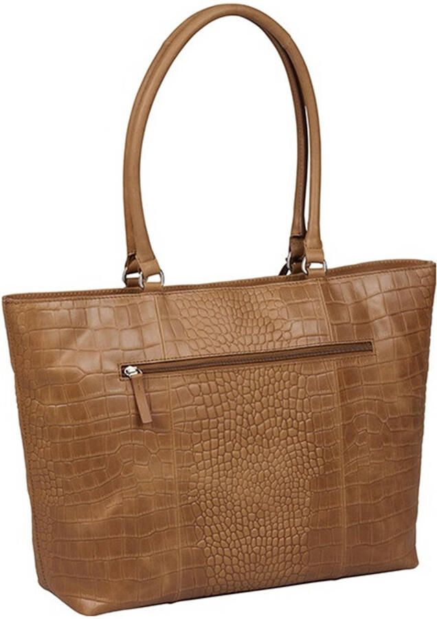 BURKELY leren shopper Cool Colbie cognac - Foto 3