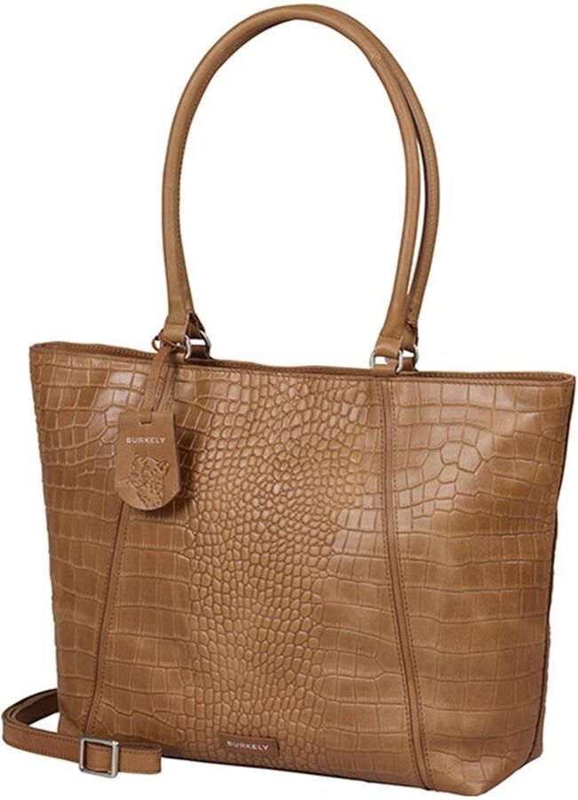 BURKELY leren shopper Cool Colbie cognac - Foto 2