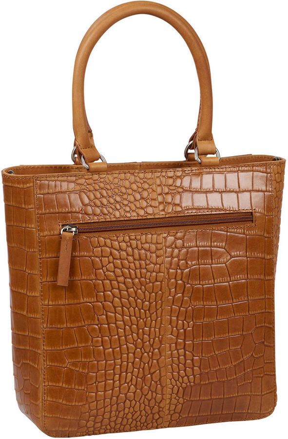 BURKELY leren shopper Cool Colbie cognac - Foto 3