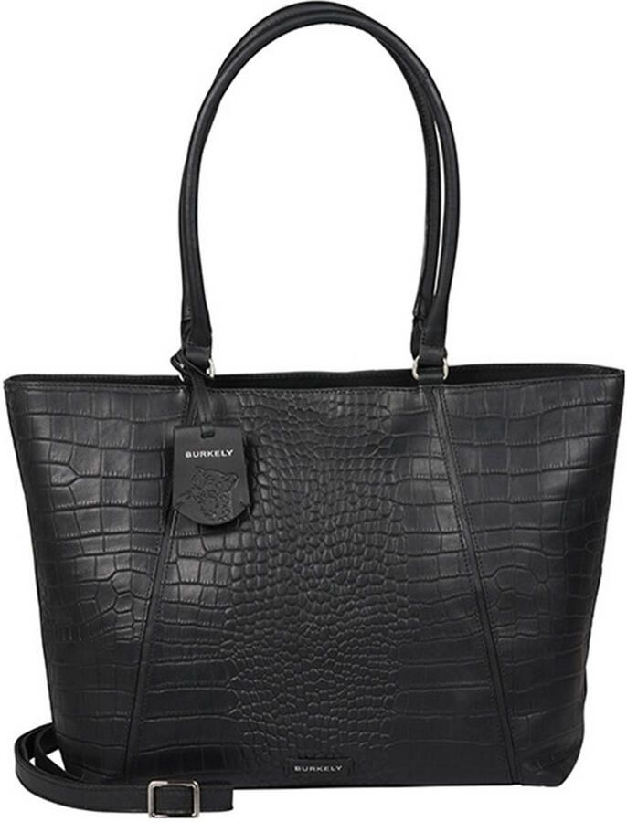BURKELY leren shopper Cool Colbie zwart - Foto 3