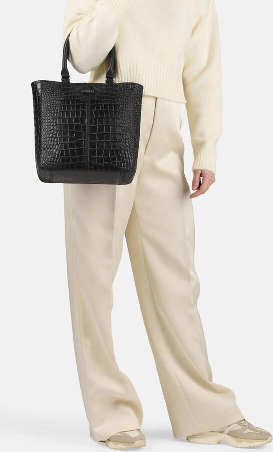 BURKELY leren shopper Cool Colbie zwart - Foto 3