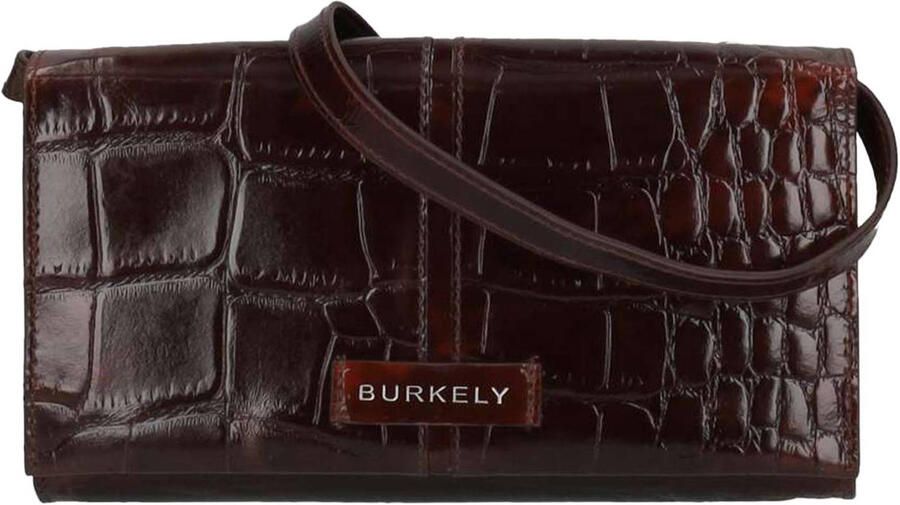 BURKELY leren telefoontasje Cool Colbie bordeauxrood