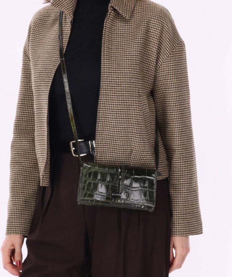 BURKELY leren telefoontasje Cool Colbie kaki