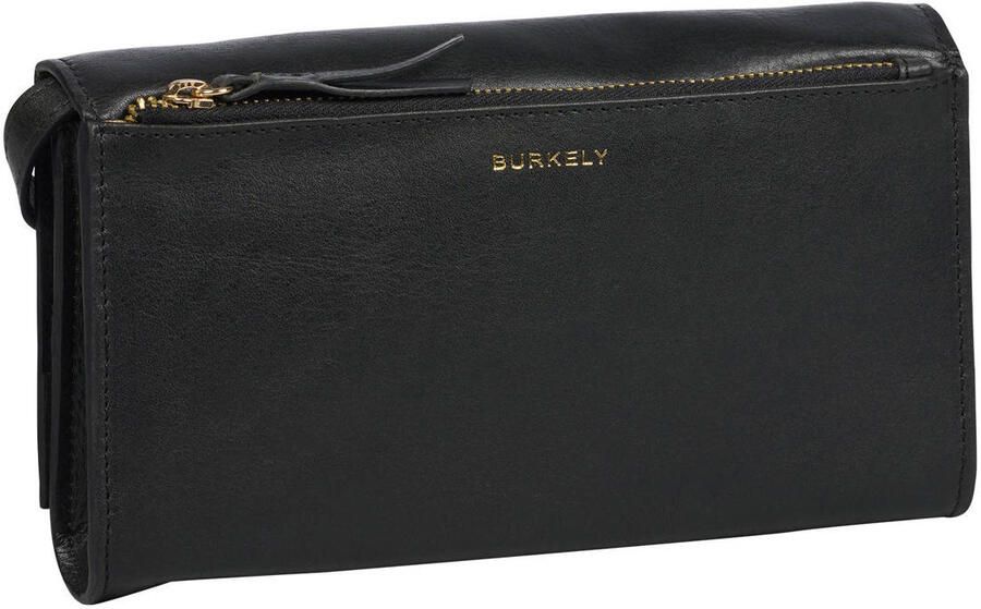 BURKELY leren telefoontasje Fine Florence zwart - Foto 1
