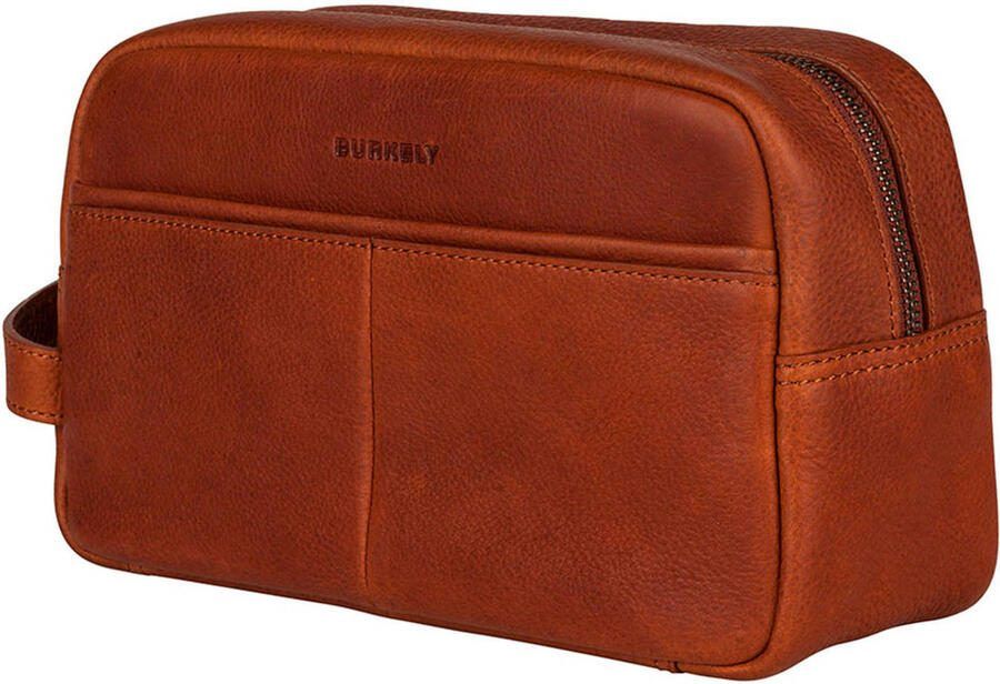BURKELY leren toilettas Antique Avery cognac - Foto 2