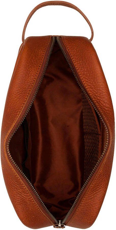 BURKELY leren toilettas Antique Avery cognac - Foto 3