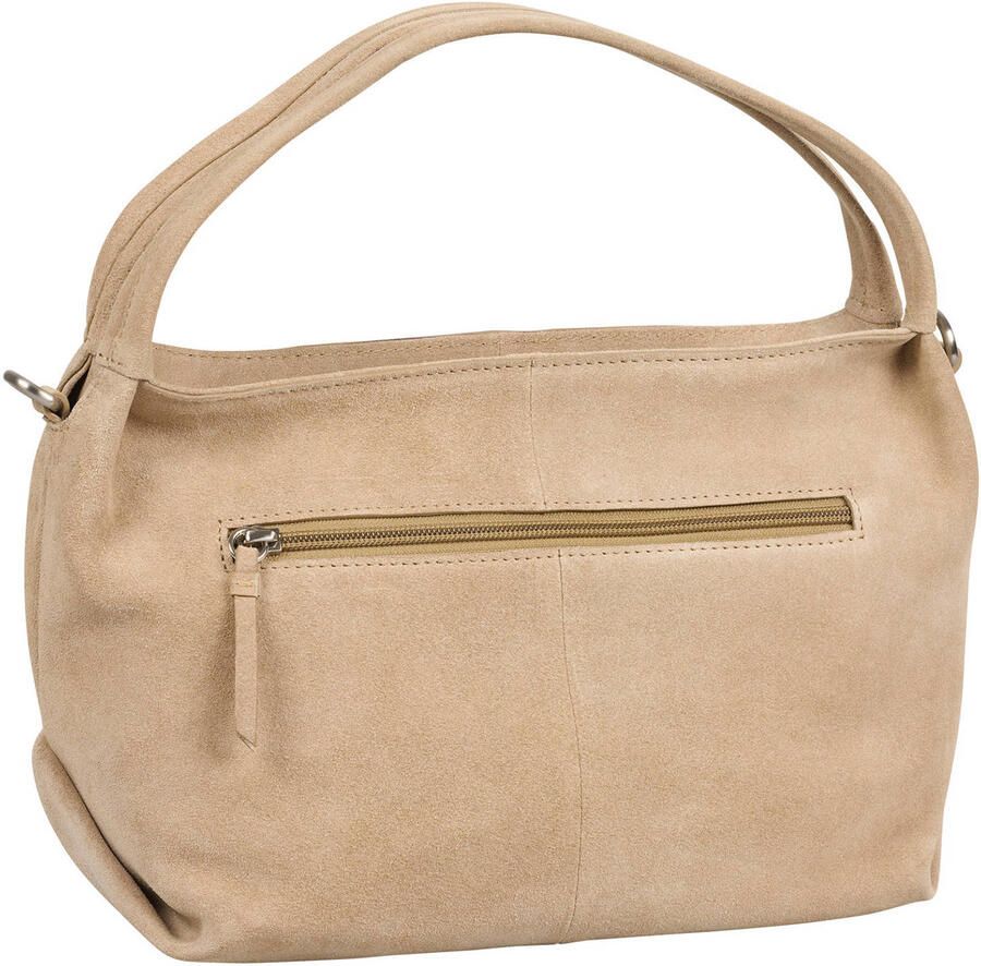 BURKELY suède mini handtas Vienna beige - Foto 2