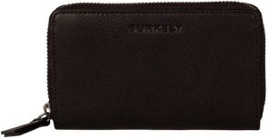 BURKELY leren portemonnee Antique Avery zwart