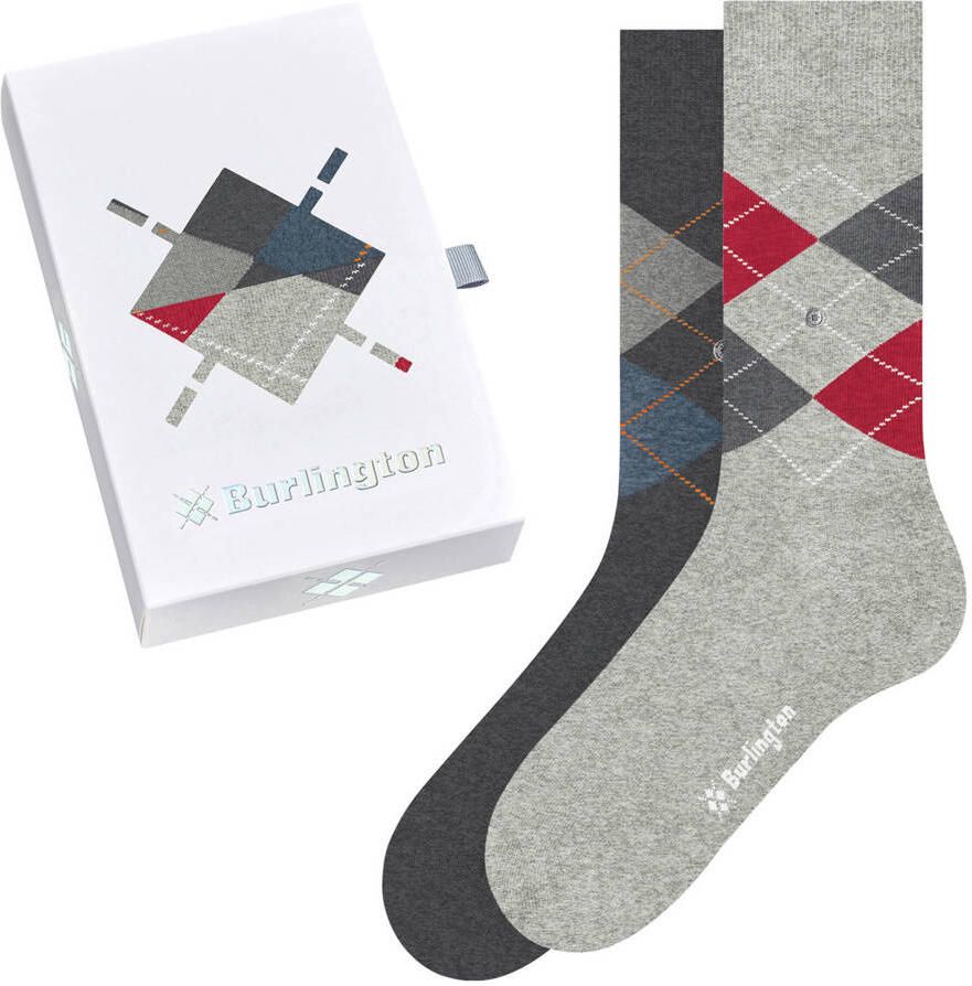 Burlington Sokken met grafisch motief in een set van 2 paar in cadeaubox - Foto 3